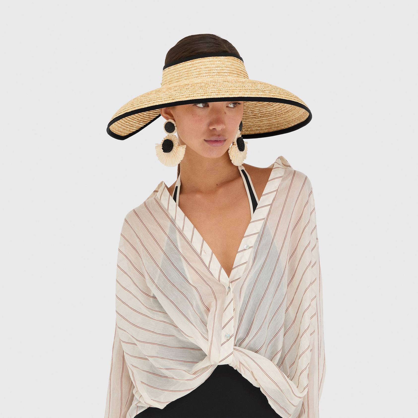 Hat Claudette Panama Fine Wide Brim - Woman | Borsalino Official