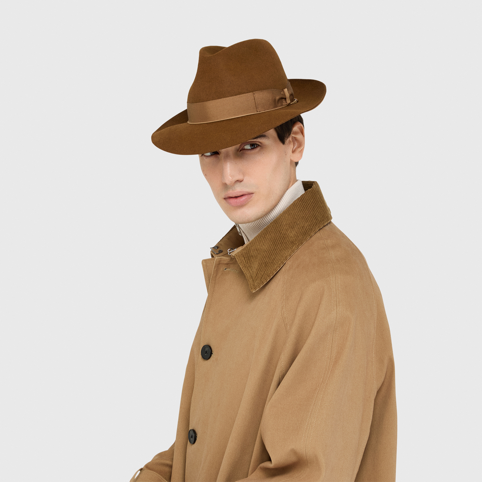 ボルサリーノ Made in Italy　Borsalino Borsalino Country Hat Made In Italy Size 57 7 1/8 Unisex