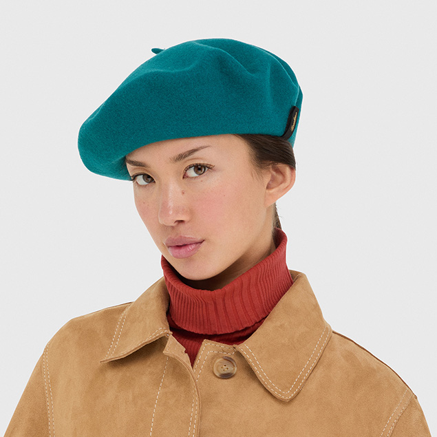 Leslie Mini Beret in Cashmere - Woman | Borsalino Official